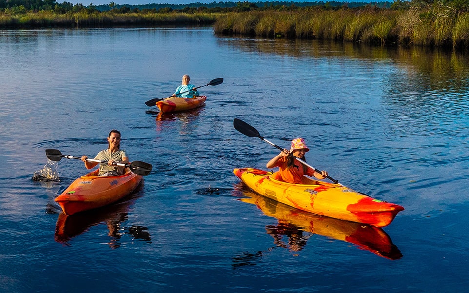 kayaking along the st lucie river