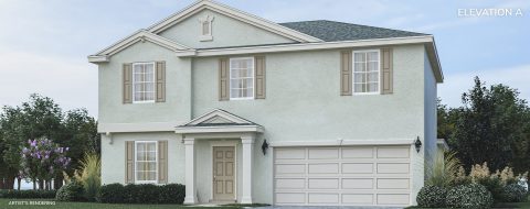 Raleigh Elevation A by Lennar