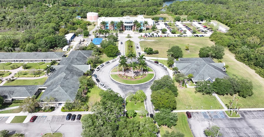 aerial view of IRSC
