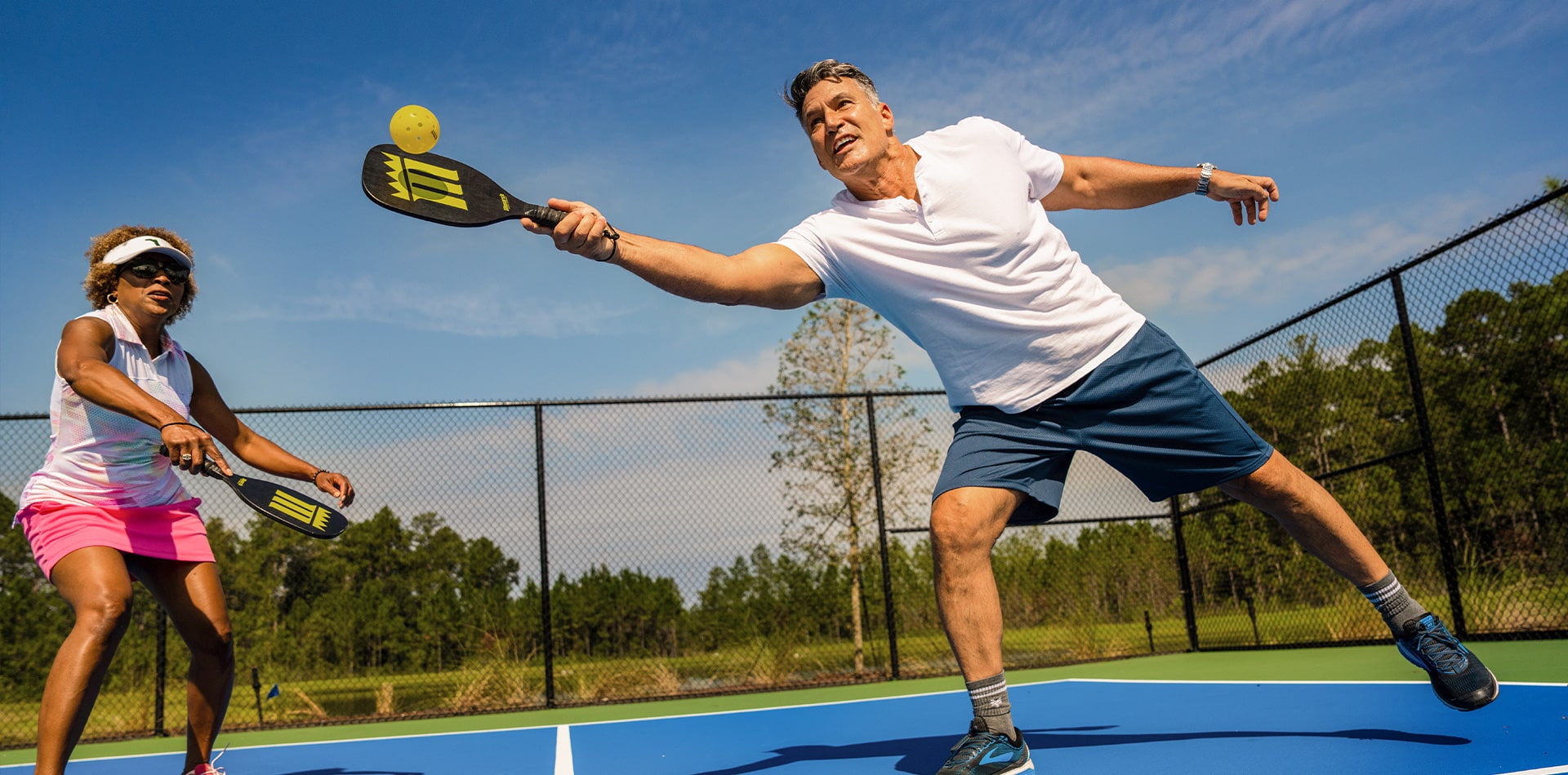 Pickleball at active adult community