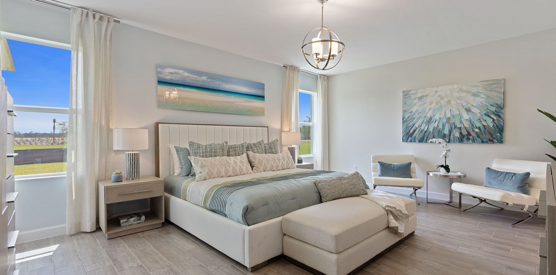 Lennar Model HOme bedroom