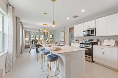 kitchen at Brystol Lennar Model Home