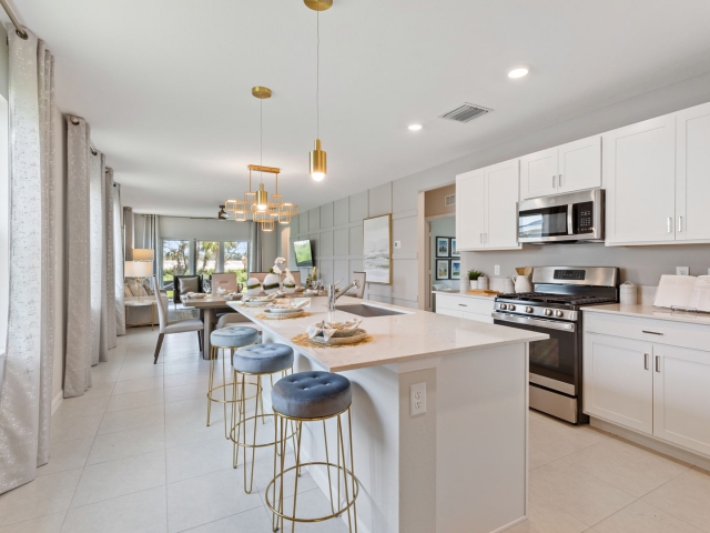 kitchen at Brystol Lennar Model Home