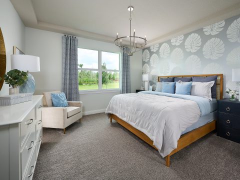 Brystol Meritage Homes Model bedroom