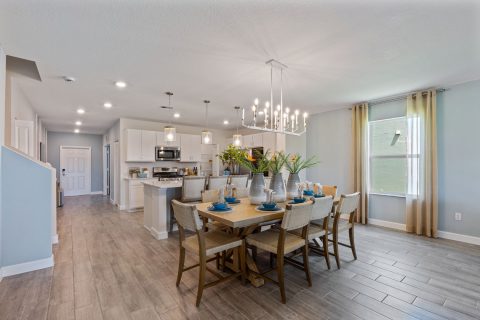 dining room at Brystol Lennar Model Home