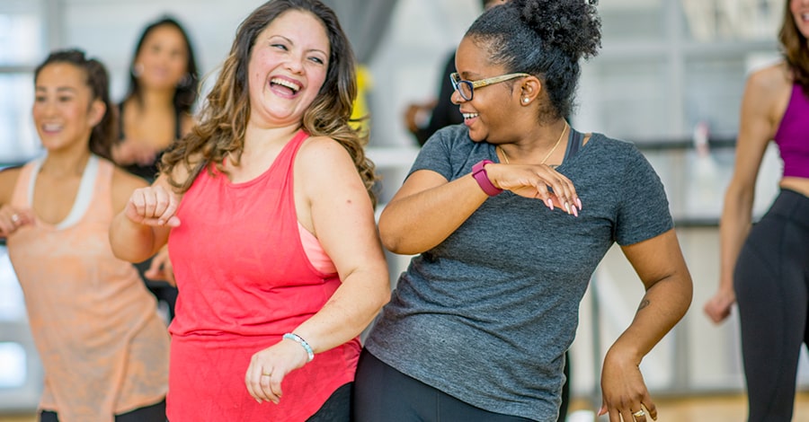 Wylder active adults in fitness class in Port St Lucie