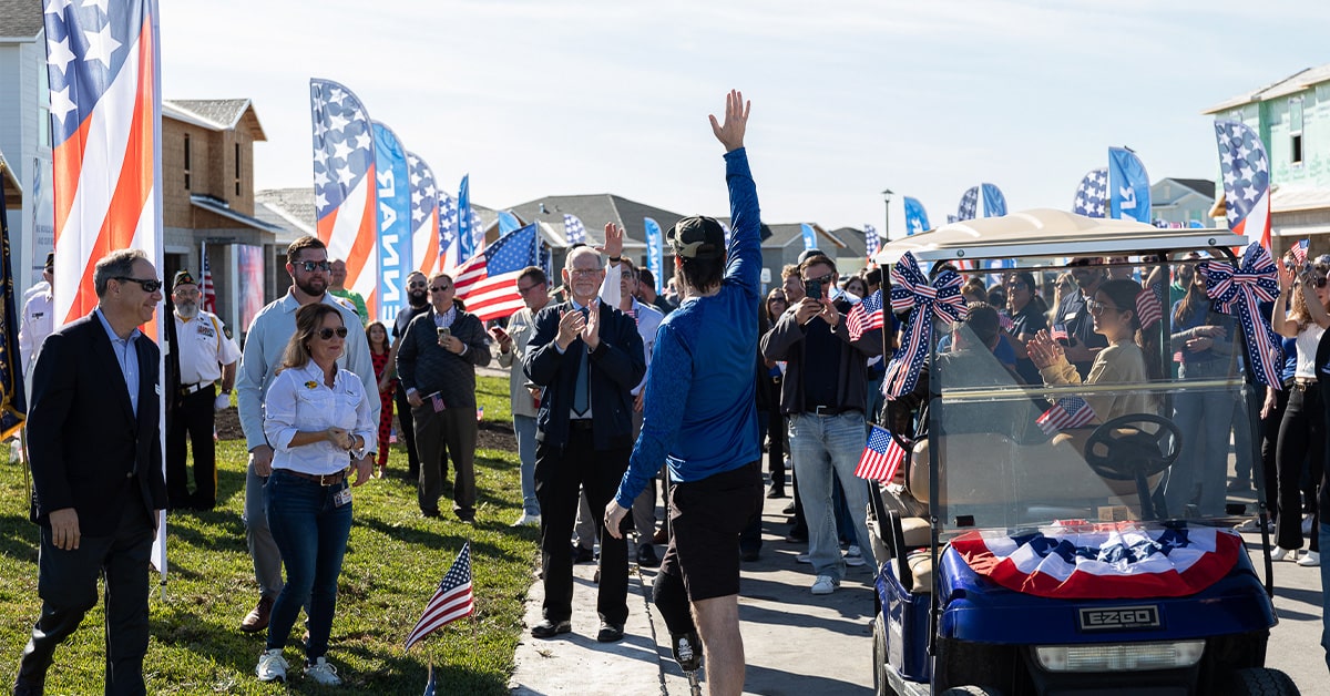 Helping a Hero program gets vet a home