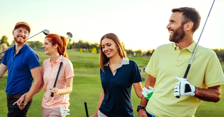 Couples on the Golf Course at Wylder