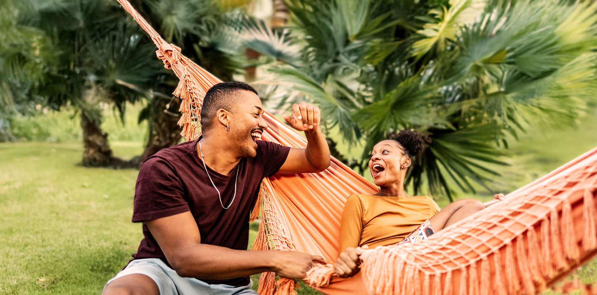 Couple on hammock in port st lucie