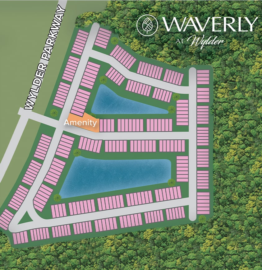 Waverly Site Plan at Wylder