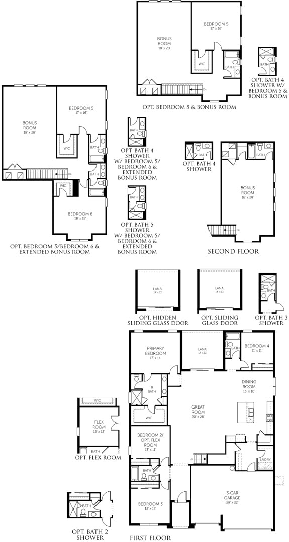 Dream Finders Avalon Bonus Floorplan