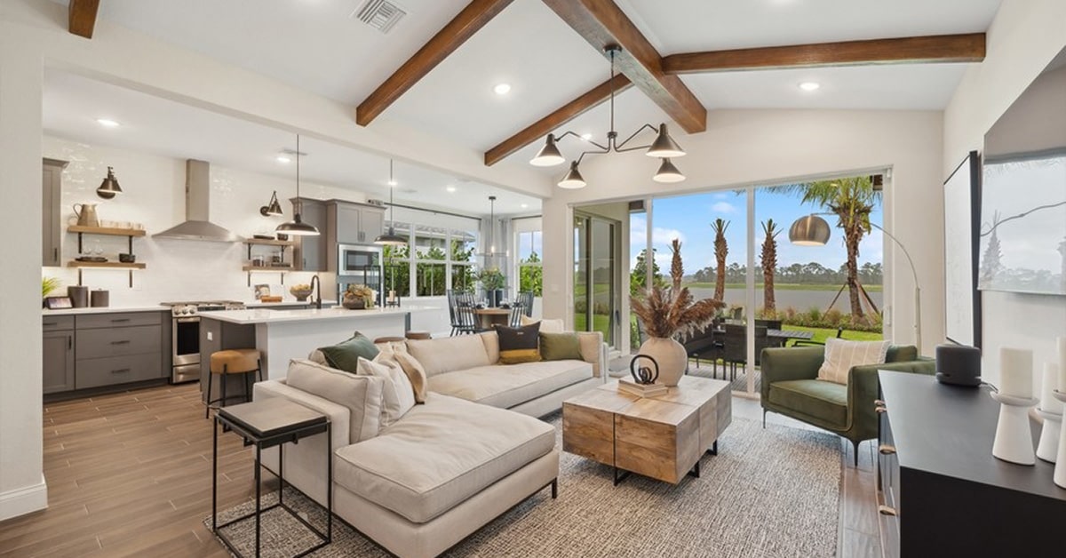 Wylder Model HOme interior living room