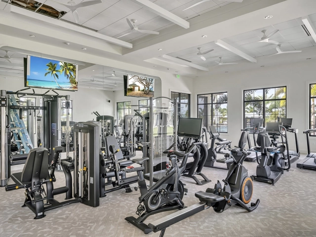 State-of-the-art fitness center at Wylder Port St. Lucie