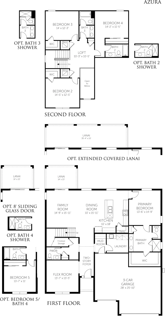 Floorplan image of Dream Finders Homes - Azura