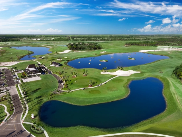 Glynlea Country Club Golf Course Aerial