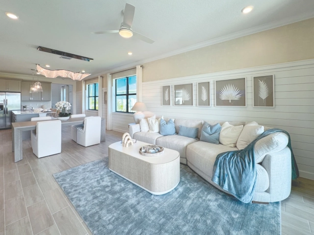 Glynlea Lennar Model Home Living Room