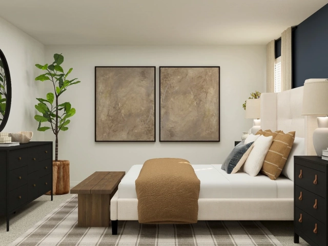 Lennar Columbus Model Home Bedroom