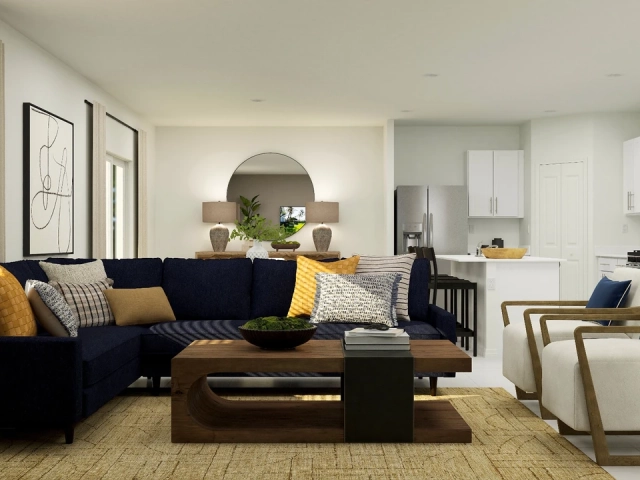 Lennar Columbus Model Home Living Room