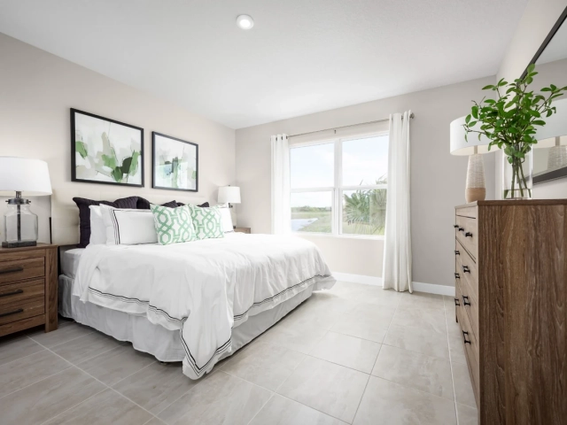Ryan Homes Neptune Model Home Bedroom