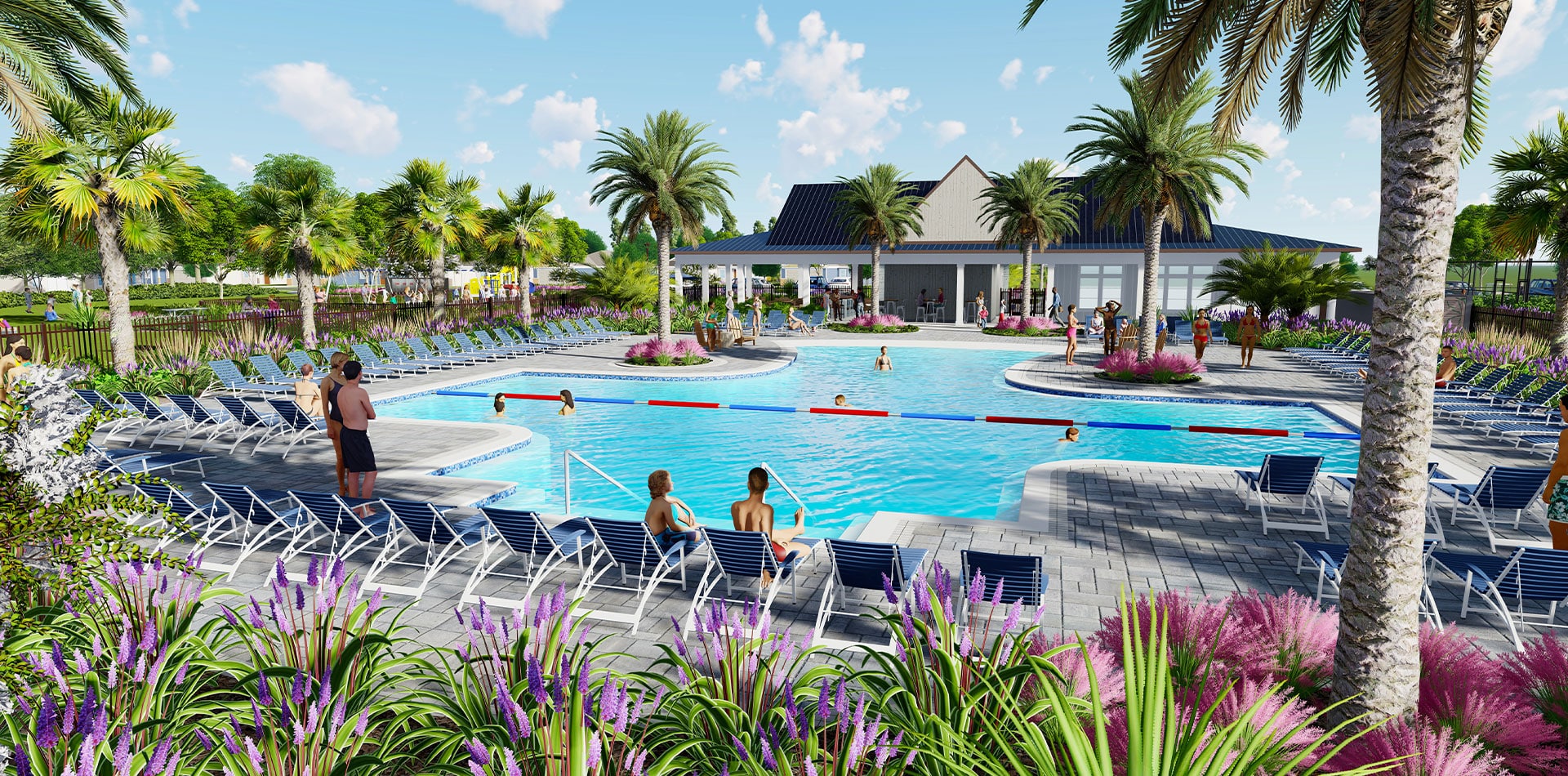 Wylder Brystol Resort-style Pool rendering
