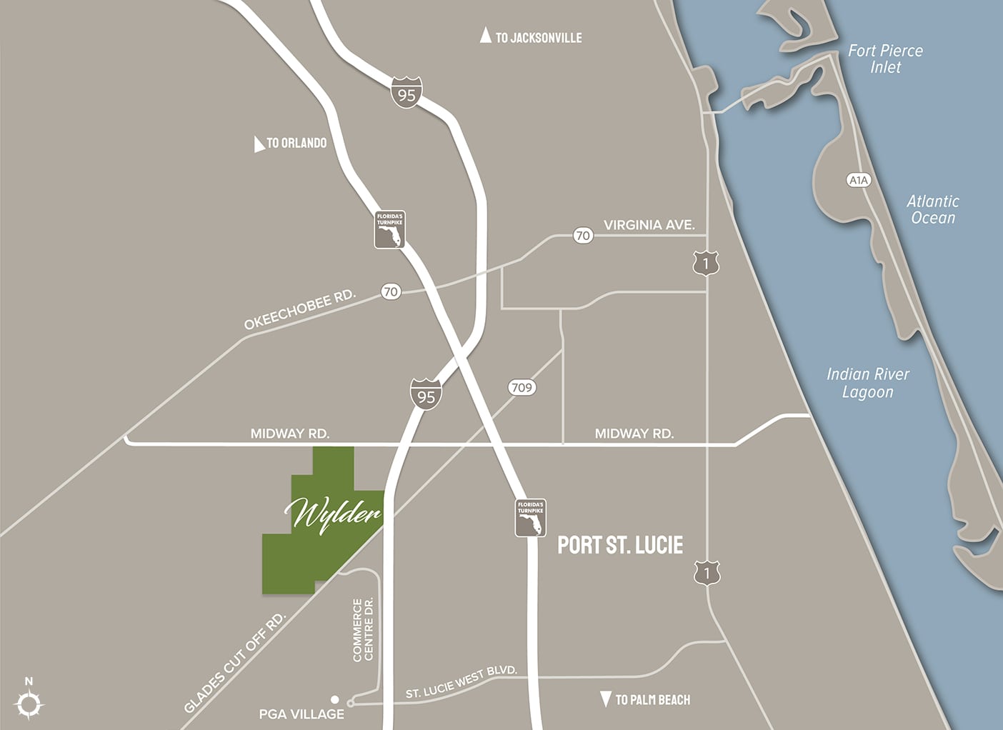 Wylder Location Map